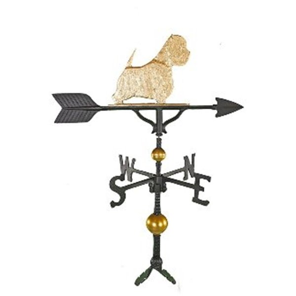 Gardengear 300 Series 32 In Deluxe Gold West Highland White Terrier Weathervane GA378089